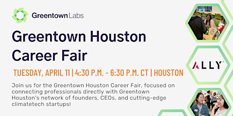 Greentown Houston  Climatetech Career Fair 2023