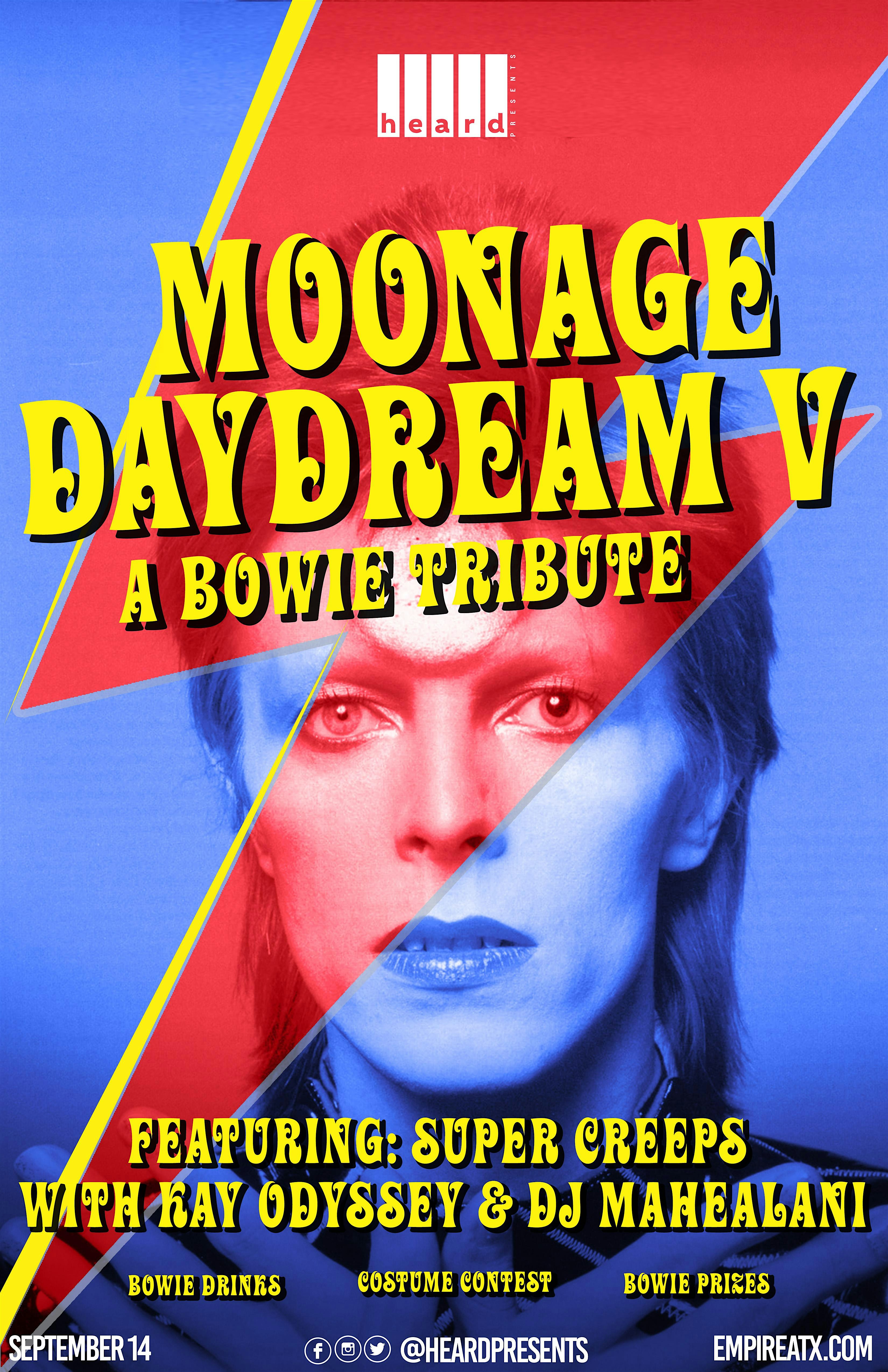 Moonage Daydream V: A Bowie Tribute feat. Super Creeps, Kay Odyssey, DJ Mahealani