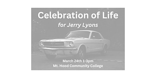 Celebration of Life for Jerry Lyons