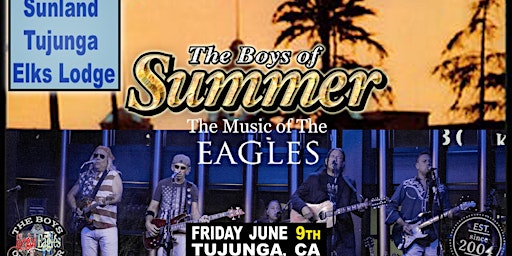 Boys Of Summer back at the Elks Club Tujunga! primary image