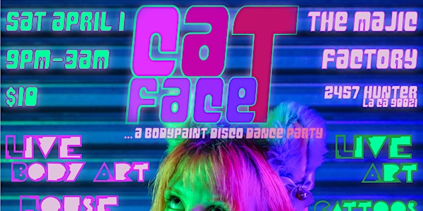 CAT FACE - A Bodypaint Disco Dance Party