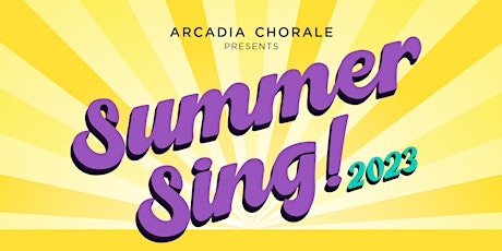 Summer Sing! 2023