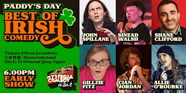Paddy's Day Stand Up Comedy Early Show