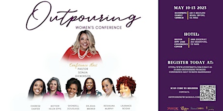 May 10-13, 2023 Outpouring Women's Conference May