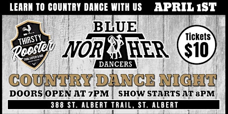 COUNTRY MUSIC DANCE NIGHT WITH THE BLUE NORTHER DANCERS