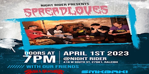 Live Music at The Night Rider Bar featuring Spreadloves