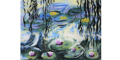Image principale de Water Lilies Painting Class inspired by French Impressionist Claude Monet