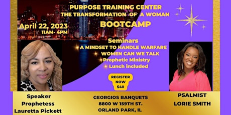 THE TRANSFORMATION OF A WOMAN, BOOTCAMP
