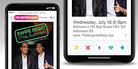 Swipe Right (This Summer) with the Surprise Show: A Comedy Event primary image