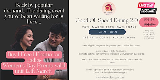 Good Ol' Speed Dating 2.0 | Singles Event Malaysia | Date for a Cause