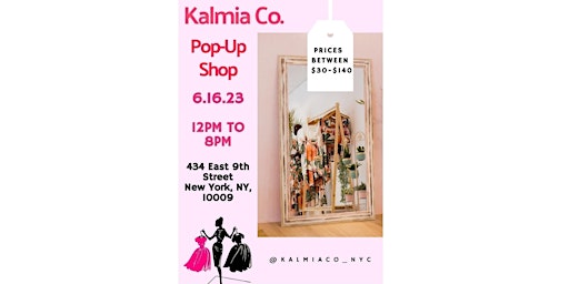 Kalmia Co. First Pop-Up Shop! primary image