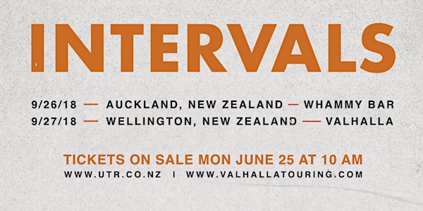 INTERVALS - Auckland Show
