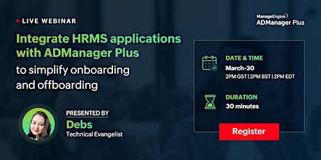 Integrate HRMS applications with ADManager Plus