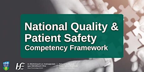 National Quality and Patient Safety Competency Framework - Online event #3