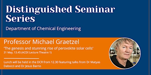Distinguished Seminar Series: Professor Michael Graetzel