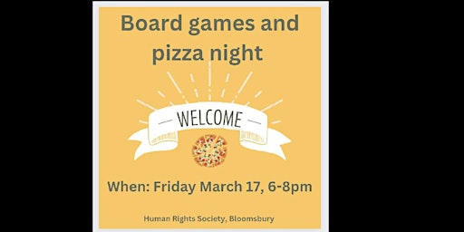 Human Rights Society - Game and pizza night