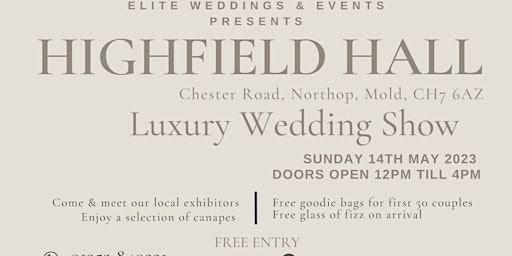 Highfield Hall Luxury Wedding Show