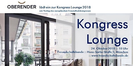 Hauptbild für Kongress Lounge 2018