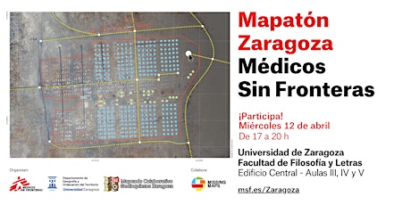 Imagen principal de Mapatón de Médicos Sin Fronteras en Zaragoza