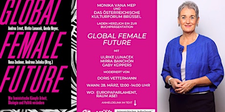 Buchpräsentation  "Global Female Future"  mit  Ulrike Lunacek primary image