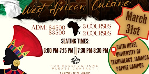 Afro Indulgence The West African Dining Experience