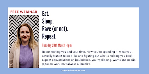 Eat. Sleep. Rave (or not). Repeat.