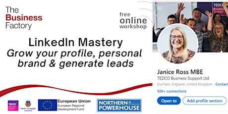 LinkedIn Mastery | Grow your profile & generate leads - an ONLINE Workshop