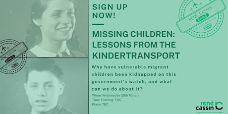 Missing Migrant Children – lessons from the Kindertransport