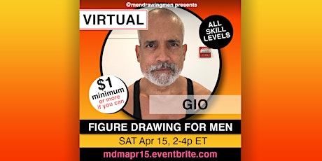 Men Drawing Men (VIRTUAL) SAT Apr 15, 2-4p ET(NYC)