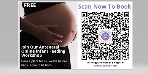 Birmingham Women's Hospital  Virtual Antenatal Infant Feeding Workshop primary image