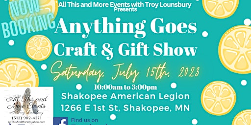 Anything Goes Craft & Gift Show primary image