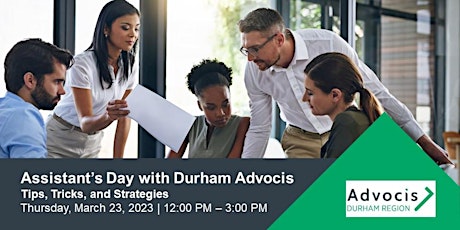 Advocis Durham Region: Assistants Day 2023