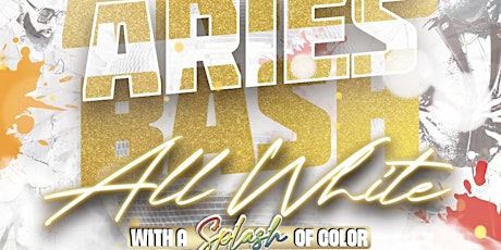 DJ Kicks and DJ A Twice Present All white with a splash of color Aries Bash