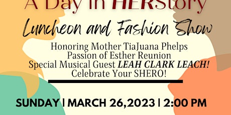 Women's History Month Luncheon and Fashion Show