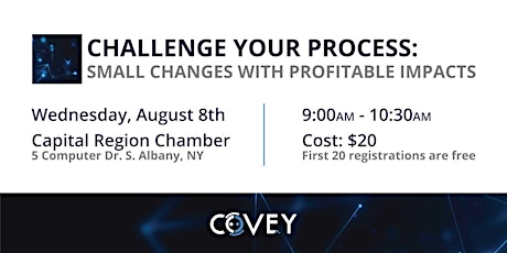 Challenge Your Process: Small Changes with Profitable Impacts | Albany | August 8 primary image