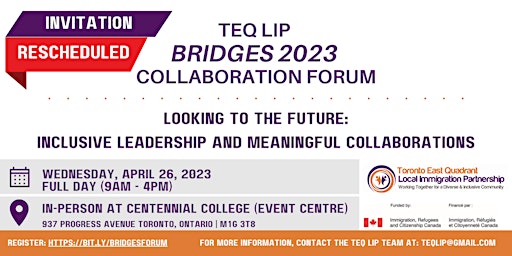 RESCHEDULED BRIDGES 2023: Inclusive Leadership and Meaningful Collaboration