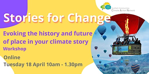 Community Climate Stories Workshop  - PLACE  Tues 18 April