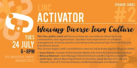 LinC Activator Speaker Series #2: Weaving diverse team culture primary image
