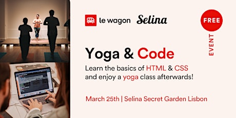 Yoga & Code | Create your landing page and enjoy yoga with us!