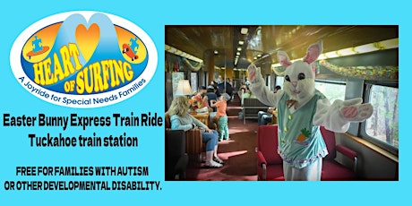 Easter Bunny Express Train Ride with Heart of Surfing