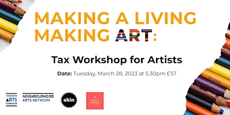 Making A Living, Making Art: Taxes for Artists