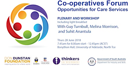 Co-operatives Forum - Opportunities for Care Services: PLENARY & WORKSHOP primary image