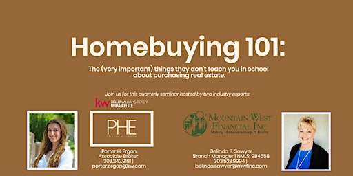Homebuying 101 - Online or In Person / 12PM May 17