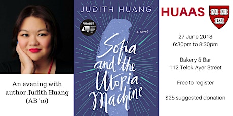 HUAAS Presents: Judith Huang (AB '10) Book Launch primary image