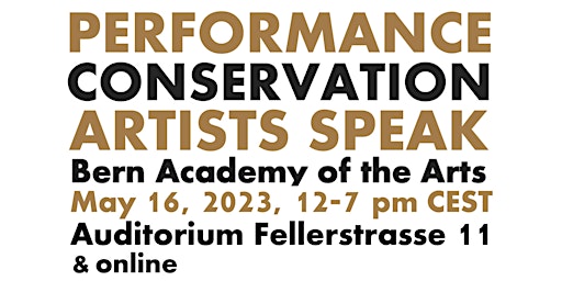Performance Conservation: Artists Speak