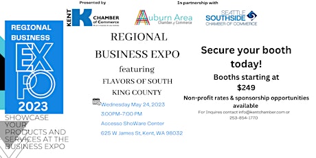 Regional Business Expo featuring Flavors of South King County