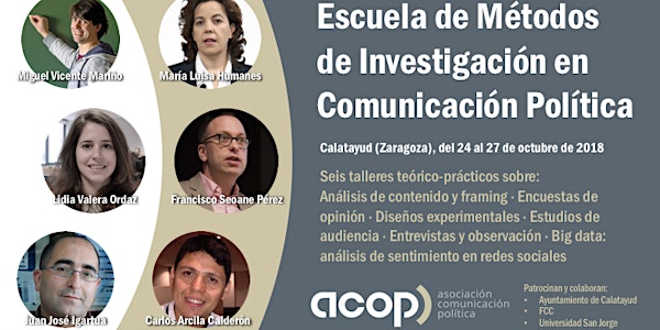 ESCUELA DE MÉTODOS DE INVESTIGACIÓN EN COMUNICACIÓN POLÍTICA ACOP