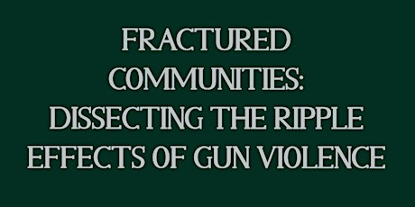 Fractured Communities: Dissecting the Ripple Effects of Gun Violence