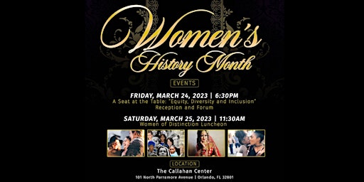 Women's History Month (Reception, Forum and Luncheon)
