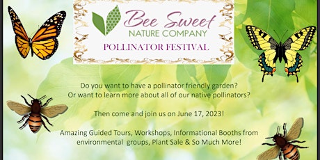 Bee Sweet Nature Co Pollinator Festival